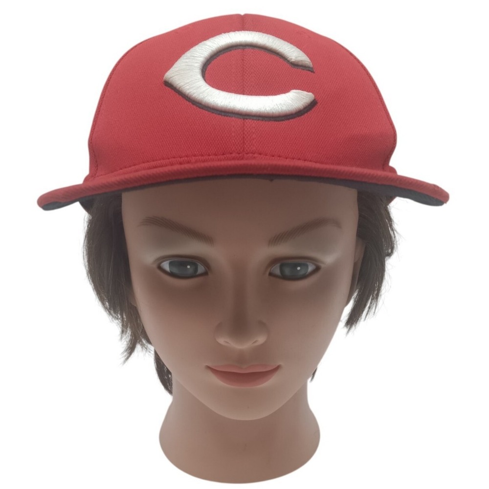 Cincinnati Reds Cap Flex OC Sports A-Flex‎ Stretch Hat - Size S/M -  Pre-owned